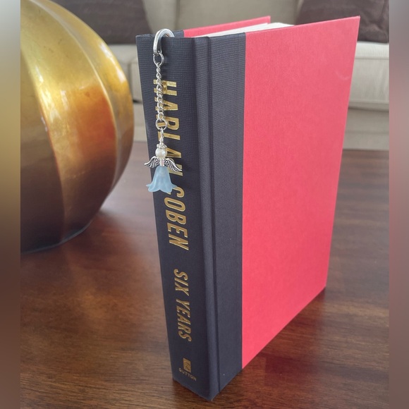 Handmade Blue with Pearl Angel Fairy Bookmark with Silver Tone Hook - ideal Gift - Picture 2 of 7